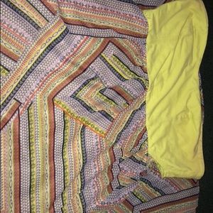 Strapless maxi dress